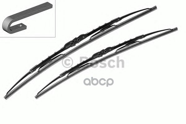 Щетки стеклоочистителя каркасные Twin 575/450мм крепление Hook Bosch арт. 3397118452