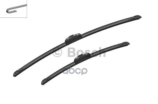 Щетки стеклоочистителя бескаркасные Aerotwin Retrofit 650/450мм крепление Hook Bosch арт. 3397118912