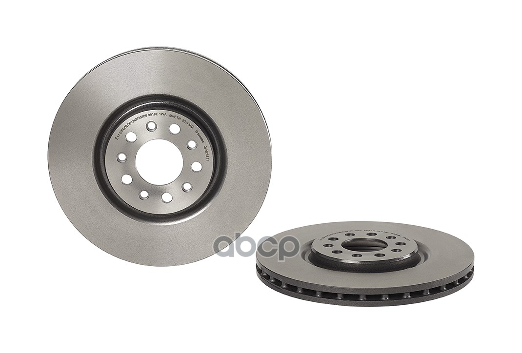 Диск тормозной передн. с УФ покрытием JEEP CHEROKEE (KL) 11/13-> Brembo арт. 09.n268.11