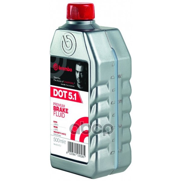 Жидкость тормозная DOT 5.1 0,5л L05005 Brembo арт. L05005