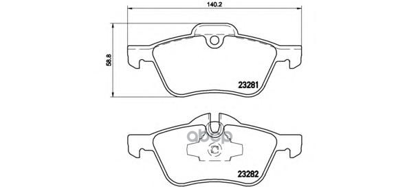 Колодки Тормозные Brembo  P06030 Brembo арт. 'P06030