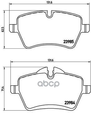 Колодки Тормозные Дисковые Xtra | Перед | Brembo арт. P06051X