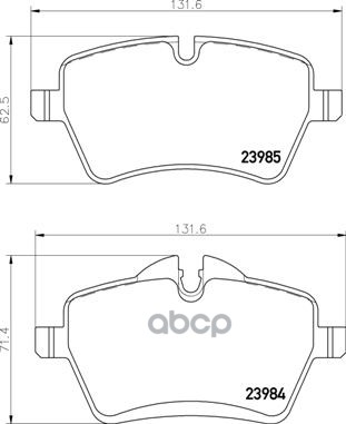 Колодки тормозные P06086 Brembo арт. P06086
