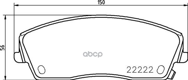 Колодки Тормозные Дисковые Передн, Chrysler 300 C (Lx) 09/04-> / Chrysler 300 C 09/10-> / Chrysler 300 C Touring (Lx) 09/04-1...