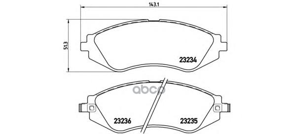 Колодки тормозные дисковые передн./задн. CHEVROLET AVEO / KALOS Hatchback (T200) 02/03-05/08 / CHEVR Brembo арт. p15002