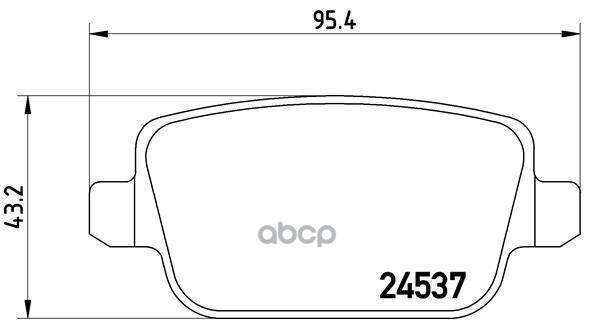 Колодки Тормозные Дисковые Задние Ford (Changan) S-Max Mpv (Bws) 01/07-> / Ford Australia Focus Hatchback (Lv) 03/09-08/11 / ...