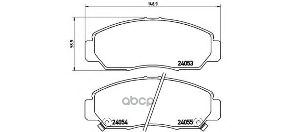 Колодки Тормозные P28047 Brembo арт. P28047