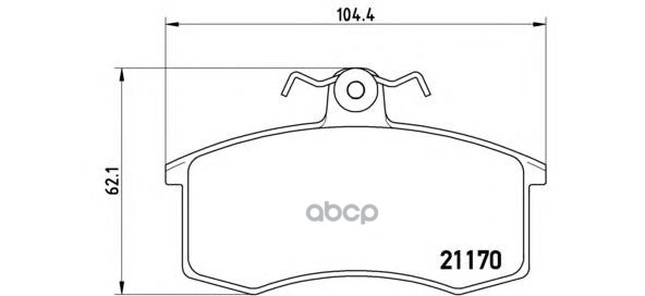 Колодки тормозные P41003 Brembo арт. P41003