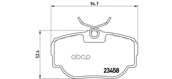 Колодки тормозные P44009 Brembo арт. P44009