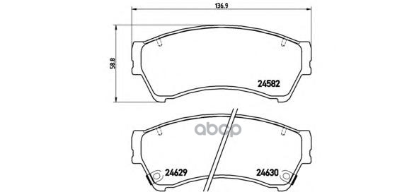 Колодки тормозные P49039 Brembo арт. P49039