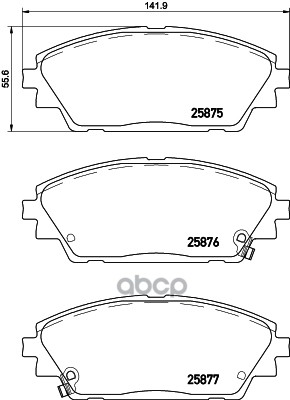 Колодки тормозные P49050 Brembo арт. P49050