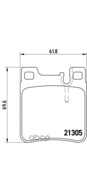 Колодки тормозные P50017 Brembo арт. P50017