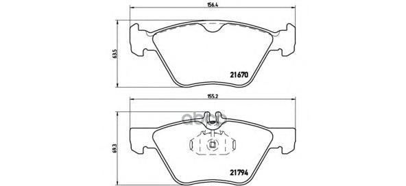 Колодки тормозные P50026 Brembo арт. P50026