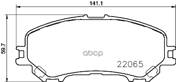 Колодки тормозные NISSAN QASHQAI II (J11, J11_) P56100 Brembo арт. P56100