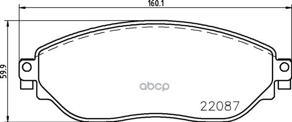 Колодки Тормозные Renault Trafic/Opel Vivaro 14- Передние Brembo P 59 082 Brembo арт. P 59 082