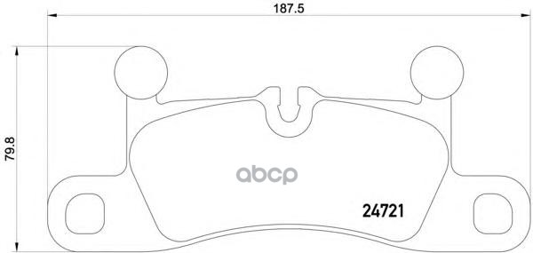 Колодки тормозные P65027 Brembo арт. P65027