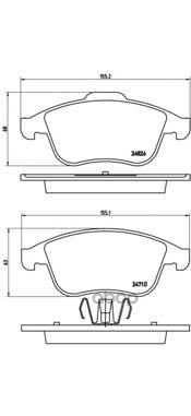 Колодки Тормозные Дисковые Передн, Renault: Grand Scenic Iii 1.4 16V/1.5 Dci/1.6 16V/1.6 16V Bifuel/1.6 Dci/1.9 Dci/2.0 16V 0...