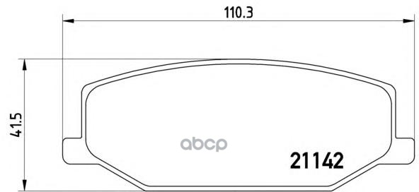 Колодки Тормозные К-Т Holden Scurry Bus (Nb) 1.0 Kw 30 09 Brembo арт. P79001