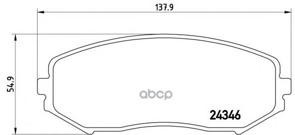 Колодки тормозные P79018 Brembo арт. P79018