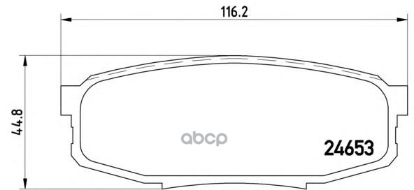 Колодки тормозные P83098 Brembo арт. P83098