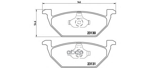 Колодки тормозные P85041 Brembo арт. P85041