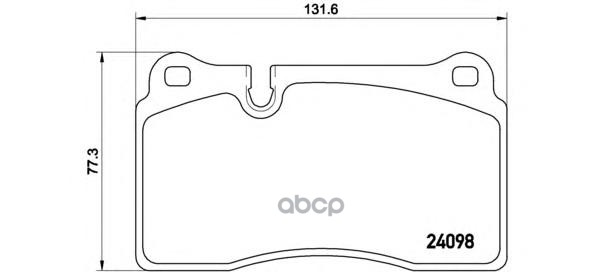 Колодки тормозные P85110 Brembo арт. P85110
