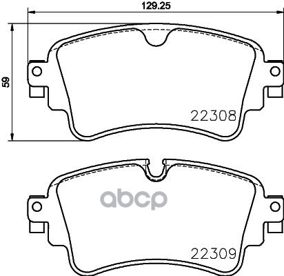 Колодки тормозные P85154 Brembo арт. P85154