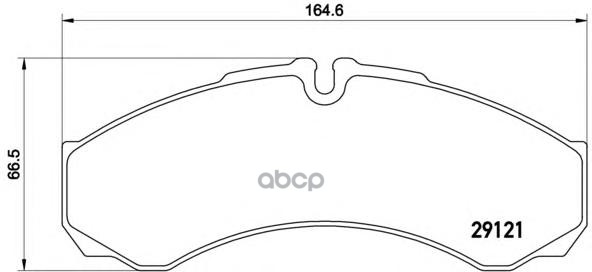 Колодки тормозные дисковые передн./задн. IVECO DAILY II Box Body / Estate 01/89-05/99 / IVECO DAILY Brembo арт. pa6017
