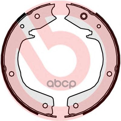 Колодки Тормозные Стояночного Тормоза   | Зад | Brembo арт. S54524