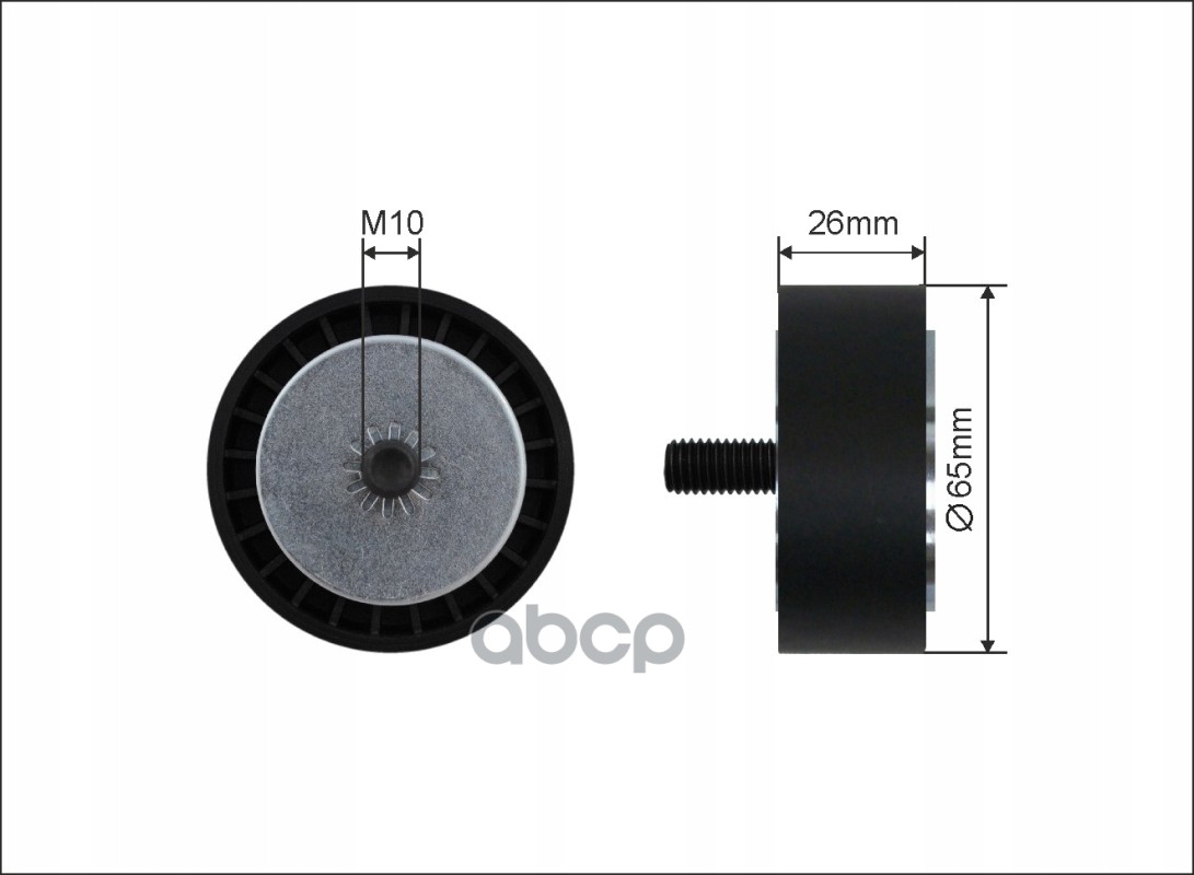 Ролик Генератора Обводной Mercedes C, E, S-Class (W204, W211, W221), Sprinter (906) Om651 Caffaro 500366 CAFFARO арт. 500366