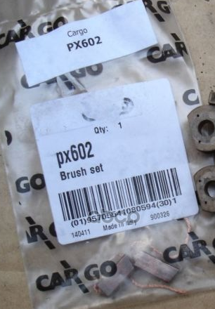 Щетки Генератора Комплект CARGO арт. px602
