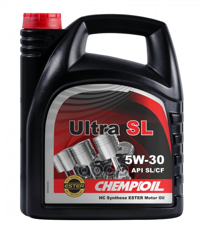 CHEMPIOIL 5W-30 Ultra Sl(Sn) / Ch-4, A3/B4, 4Л (Синт. Мотор. Масло)