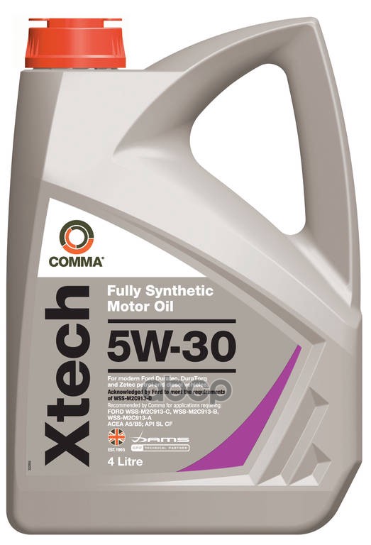 COMMA Масло Моторное Xtech 5W-30 (Acea A5b5 Api Sl Cf) 4Л