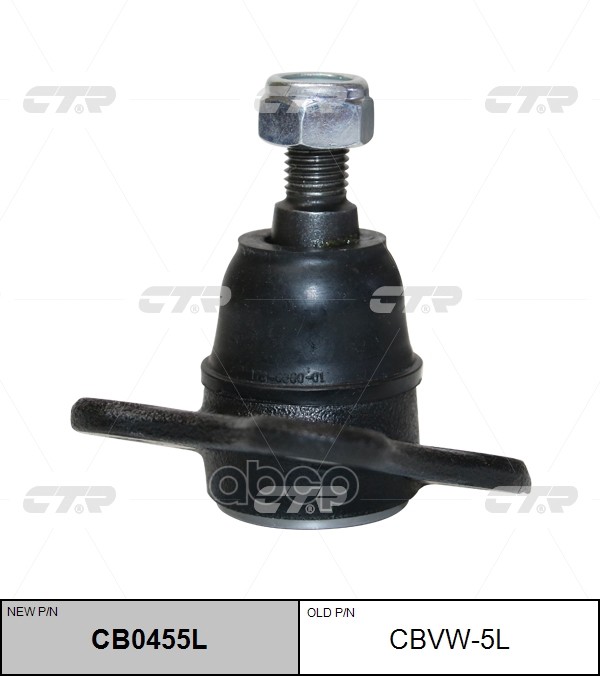 Шаровая опора Audi A3 96-03 / Skoda Octavia 96-10 CTR арт. CB0455L