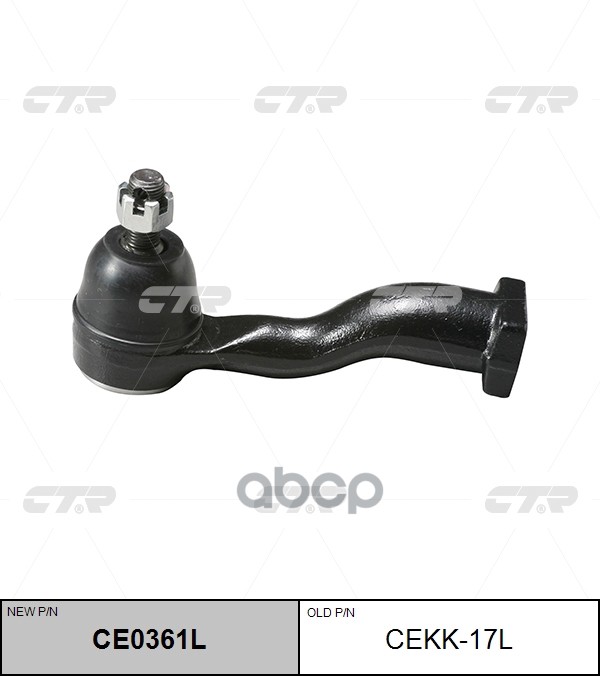 Наконечник Рулевой Тяги Внутр Левый Kia Sportage (Старый Арт. Cekk-17L) Ce0361l CTR арт. CE0361L
