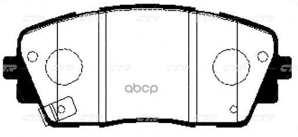 Колодки Тормозные Дисковые Передние Kia Picanto 1.0/1.0Bi-Fuel/1.2 11 (Нов Арт Gk0554) Ckkk-48 CTR арт. CKKK-48