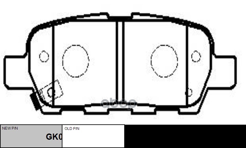 Колодки Тормозные Дисковые Задние Nissan X-Trail 2.0I2.5i2.2dci Skyline V35 01  (Нов Арт Gk0732) Ckn-17 CTR арт. CKN-17