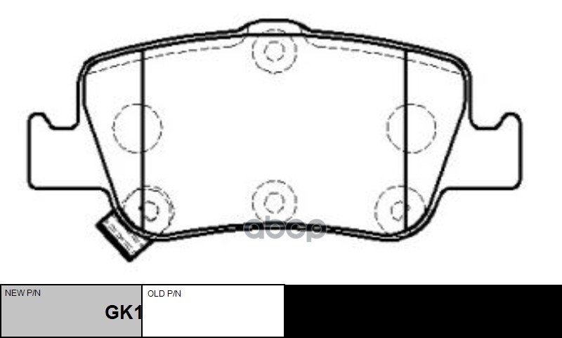 Колодки Тормозные Дисковые (Нов Арт Gk1189) Ckt-176 CTR арт. CKT-176