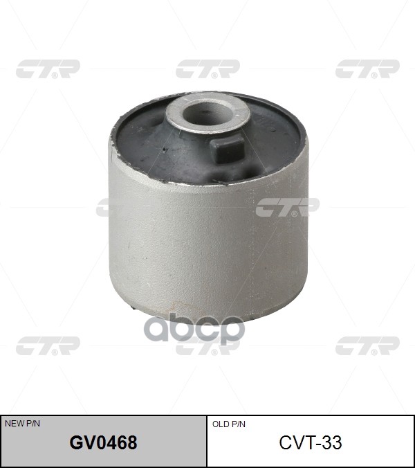 Сайлентблок Задн Верхн Рычага Toyota Land Cruiser Prado 120 96- (Нов Арт Gv0468) Cvt-33 CTR арт. CVT-33