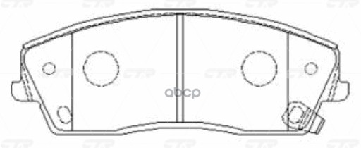 Колодки тормозные CHRYSLER 300C 2011 ~ DODGE Challenger 2008 ~ 2016 / Charger 2005 ~ 2010 LANCIA перед прав.лев. (старый арт....