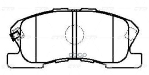 / Ckd-14 Колодки Тормозные Дисковые | Перед | CTR арт. GK0137
