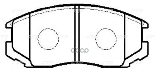 / Ckd-15 Gk0138 Колодки Тормозные Дисковые | Перед | CTR арт. GK0138