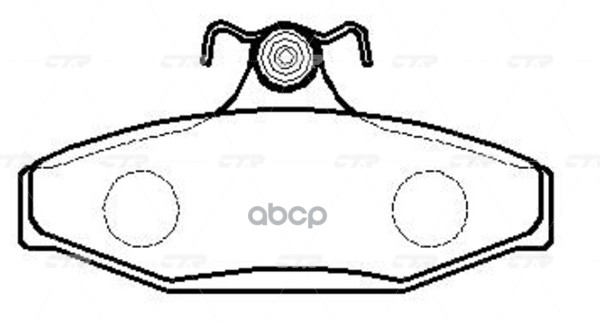 Колодки тормозные дисковые задние SsangYong Musso 95-00/Korando 2.0i-3.2i/2.9D/TDi 97-99 (старый арт. CKHD-1) GK0310 CTR арт....