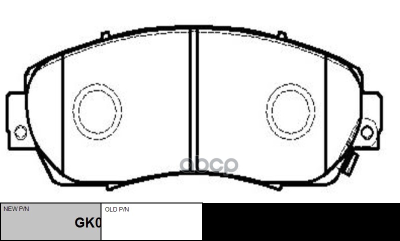 Колодки тормозные HONDA Crosstour 2012 ~ 2016 / CR-V 2006 ~ / CR-V 2013 ~ HAVAL F7 2017 ~ перед прав.лев. (старый арт. CKHO-1...