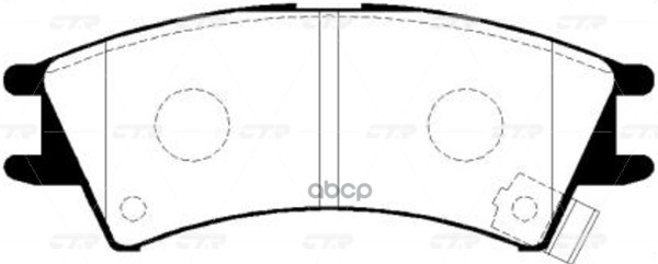 Колодки передние CTR GK0455 CTR арт. GK0455