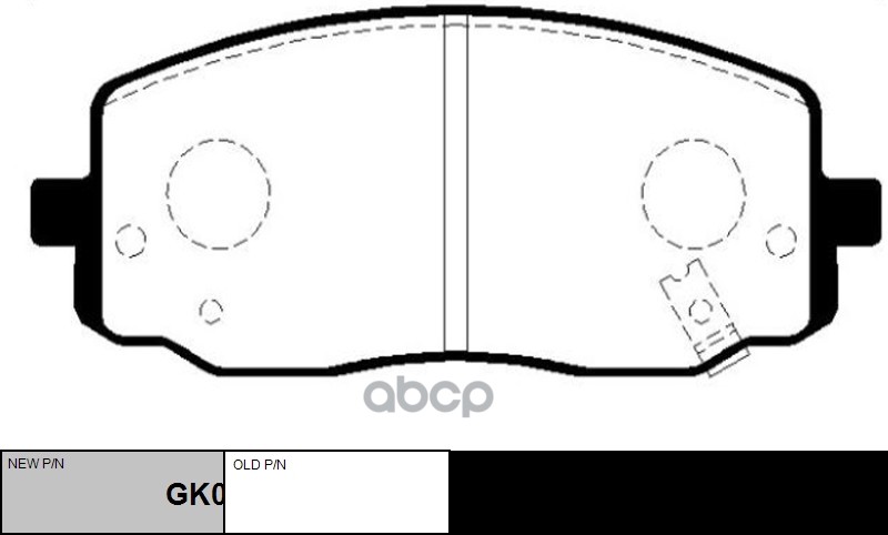 Колодки тормозные дисковые передние Hyundai i10 2008 ~ ; KIA Picanto 2004 ~ 2011 CTR арт. GK0532