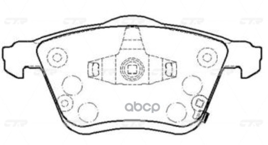 Колодки тормозные дисковые CTR арт. GK0660