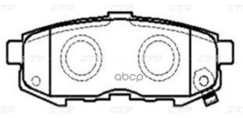 Снят С Производства / Ckmz-40 Колодки Тормозные Дисковые | Зад | CTR арт. GK0686