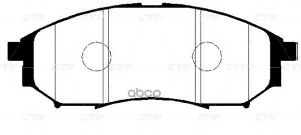 Колодки тормозные дисковые передние Nissan 350Z 2002 ~ 2008 ; Infiniti FX 2006 ~ 2008 / G 2006 ~ / M CTR арт. GK0982