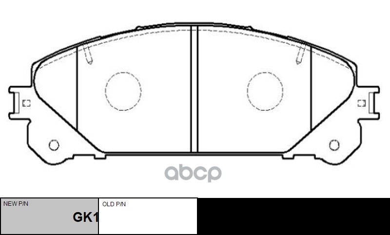 Колодки тормозные дисковые передние Toyota Alphard 2008 ~ 2017 / Camry 2017 ~ / Crown 2022 ~ / Harri CTR арт. GK1082
